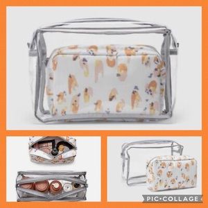 College here I come ~  Travel Pouches - Soft Watercolor Spots - NEW